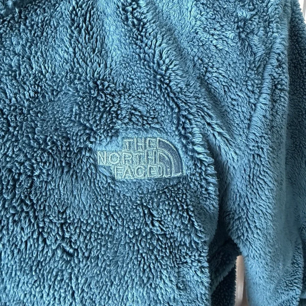 The North Face Womens Osito Jacket Blue Size Medium Full‎ Zip Soft Cozy Gorpcore - Picture 11 of 16